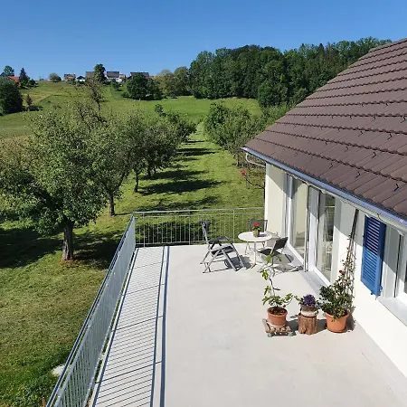 Ferienwohnung Sitter-Panorama Bischofszell Exterior foto